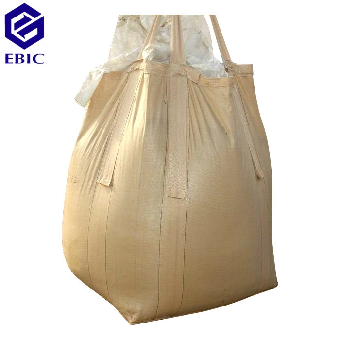 1000kgs 5: 1 Tubular Cross Corner Baffle Sand Sling Ton Jumbo Bulk FIBC Q Ventilated Firewood Fertilizer Cement PP Mesh Plastic Woven Big Bag