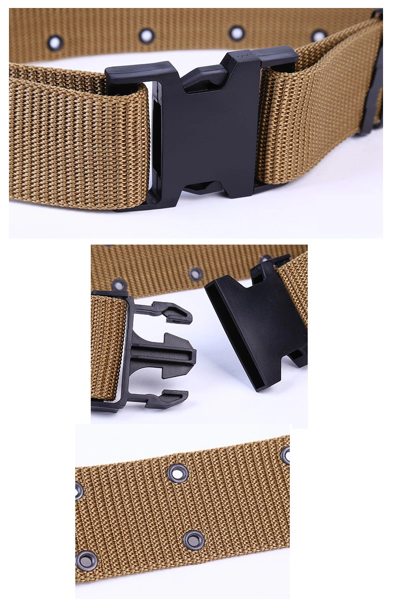 Duty Fabric Nylon Tactical Belt Security PP Custom Canvas Belt Outdoor Weaving Webbing S External Belt