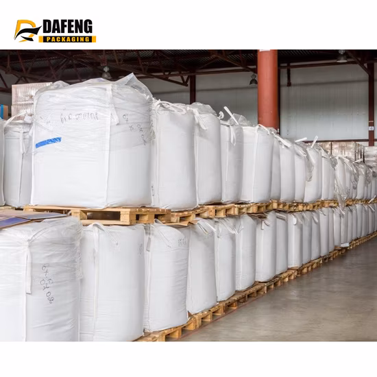 1250 kg Baffle Super Bag Sling 1,5 Tonnen Sack Jumbo Bag UV-beschichteter FIBC Big 2000 kg Tragetasche Super Sack Q Bulk Bag für chemischen Sand Zement Brennholzsack